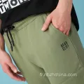 Pantalon de jogger de poche à fermeture éclair pour hommes